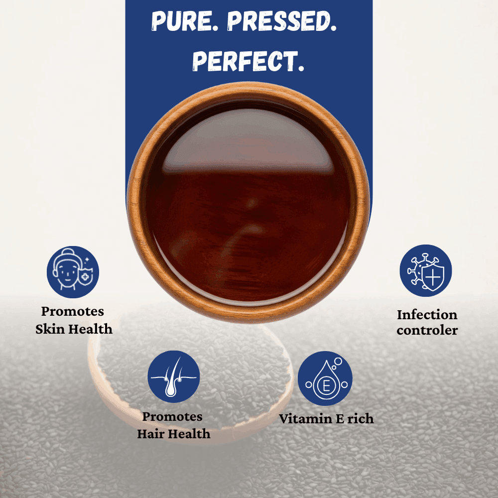 Wooden Cold Pressed Kalonji Oil - Image 2